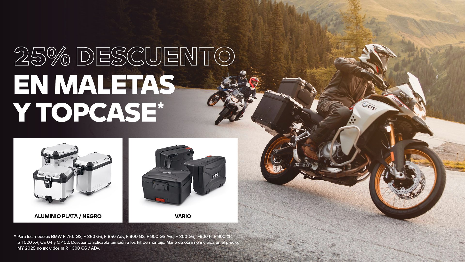 BMW Motorrad Maletas y Top Case